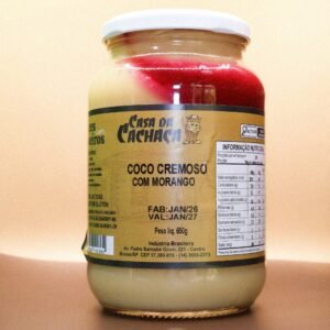 Cocada Cremosa com Morango